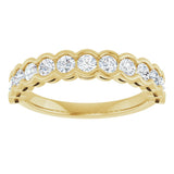 14K Yellow 3/4 CTW Natural Diamond Anniversary Band