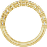 14K Yellow 1 CTW Natural Diamond Anniversary Band