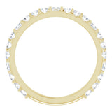 14K Yellow 3/4 CTW Natural Diamond Anniversary Band