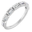 14K White 1/2 CTW Natural Diamond Anniversary Band