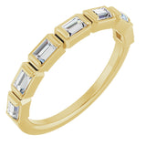 14K Yellow 1/2 CTW Natural Diamond Anniversary Band