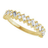 14K Yellow 1/2 CTW Natural Diamond Anniversary Band