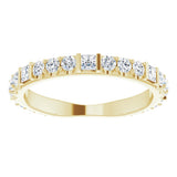 14K Yellow 3/4 CTW Natural Diamond Anniversary Band