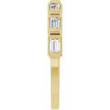 14K Yellow 1/2 CTW Natural Diamond Anniversary Band