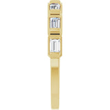 14K Yellow 1/2 CTW Natural Diamond Anniversary Band