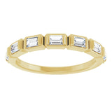 14K Yellow 1/2 CTW Natural Diamond Anniversary Band