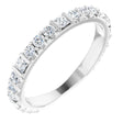 Platinum 3/4 CTW Natural Diamond Anniversary Band