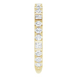 14K Yellow 3/4 CTW Natural Diamond Anniversary Band