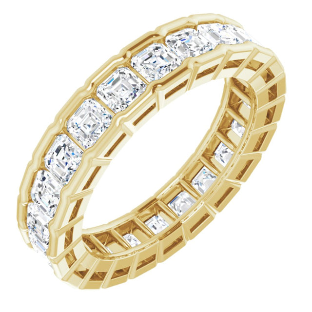 14K Yellow 2 3/8 CTW Natural Diamond Eternity Band Size 7