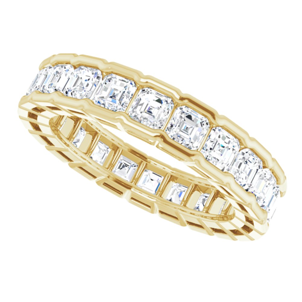 14K Yellow 2 3/8 CTW Natural Diamond Eternity Band Size 7