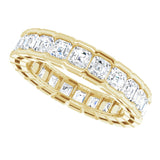 14K Yellow 2 3/8 CTW Natural Diamond Eternity Band Size 7