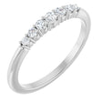 14K White Gold 1/6 CTW Natural Diamond Stackable Ring    