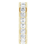 14K Yellow 2 3/8 CTW Natural Diamond Eternity Band Size 7