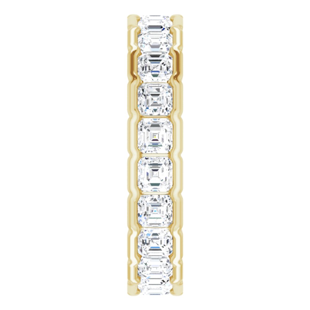 14K Yellow 2 3/8 CTW Natural Diamond Eternity Band Size 7