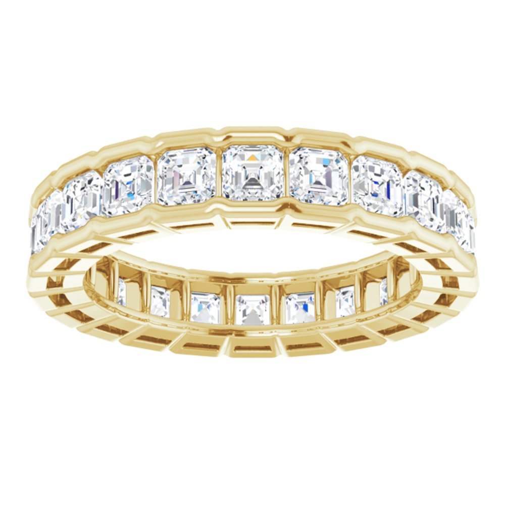 14K Yellow 2 3/8 CTW Natural Diamond Eternity Band Size 7