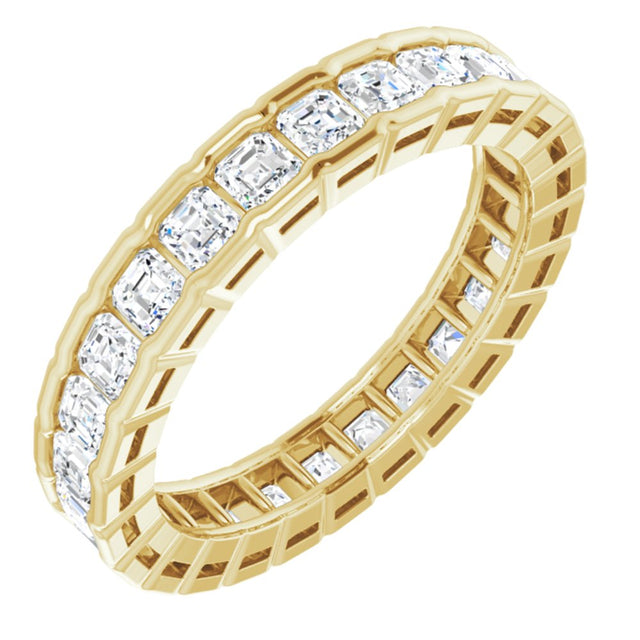 14K Yellow 1 1/2 CTW Natural Diamond Eternity Band Size 7