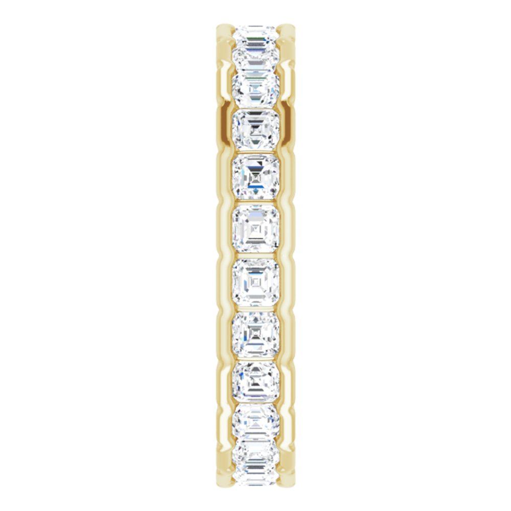 14K Yellow 1 1/2 CTW Natural Diamond Eternity Band Size 7