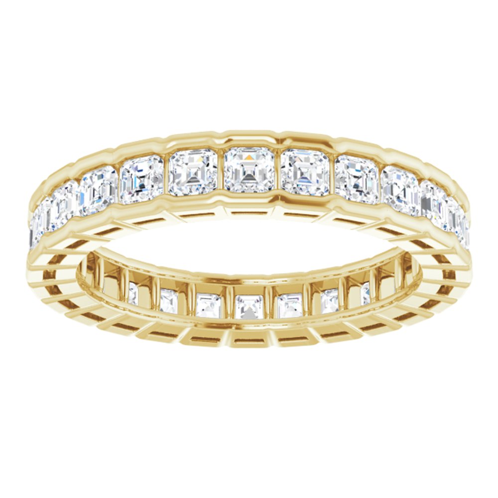 14K Yellow 1 1/2 CTW Natural Diamond Eternity Band Size 7