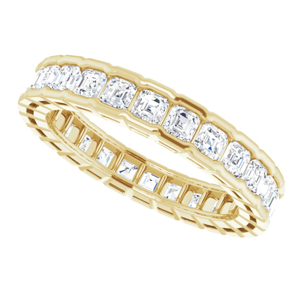 14K Yellow 1 1/2 CTW Natural Diamond Eternity Band Size 7