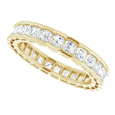 14K Yellow 1 1/2 CTW Natural Diamond Eternity Band Size 7