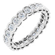 14K White 1 1/3 CTW Natural Diamond Eternity Band Size 6
