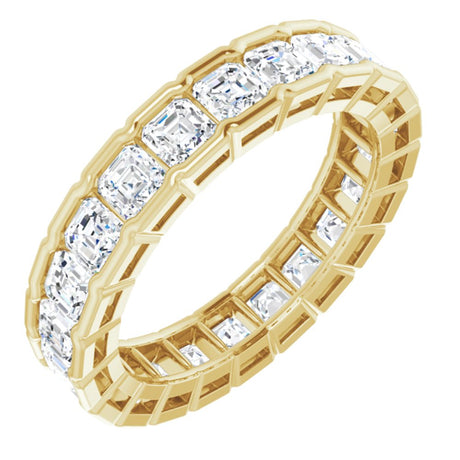 14K Yellow 3 1/3 CTW Natural Diamond Eternity Band Size 7