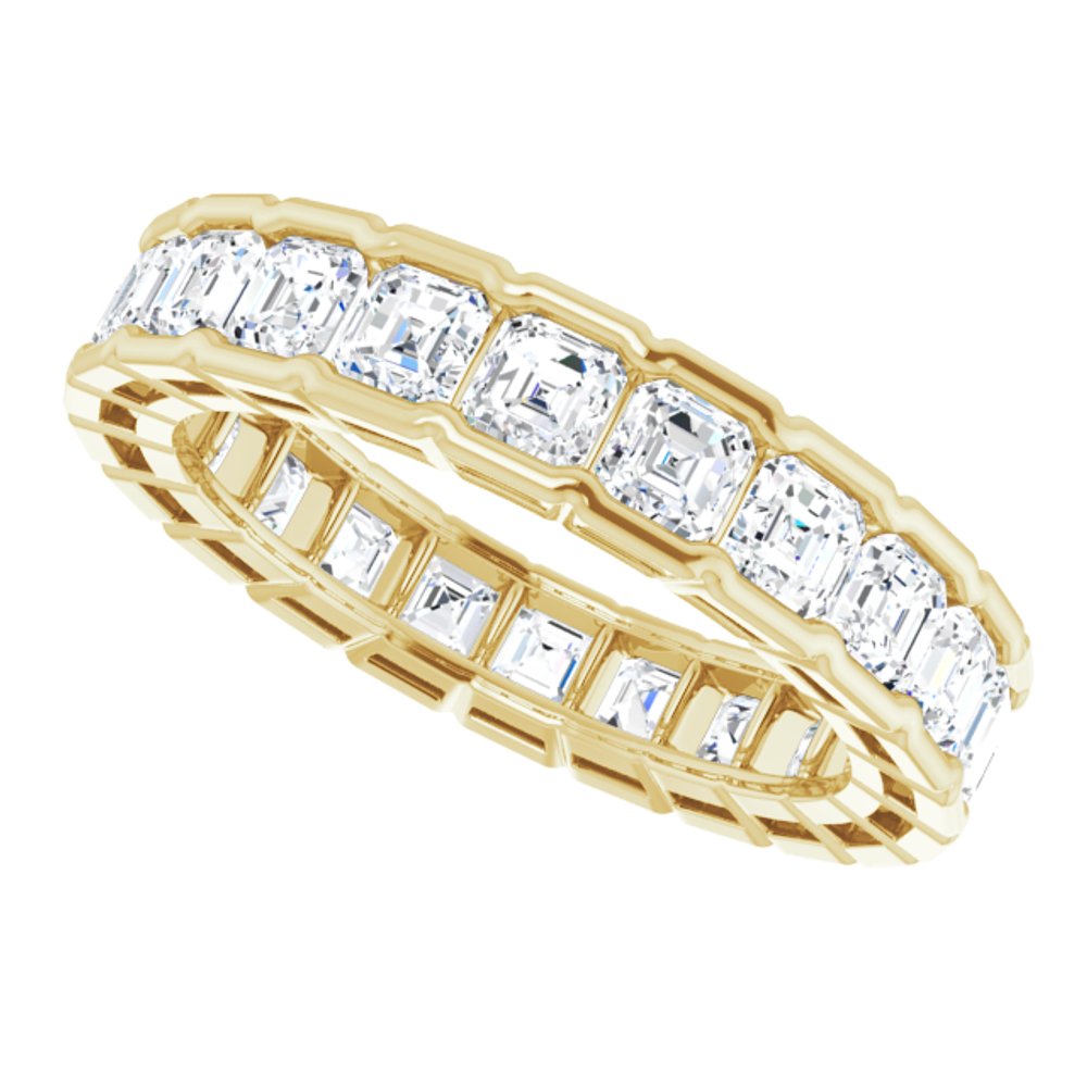 14K Yellow 3 1/3 CTW Natural Diamond Eternity Band Size 7