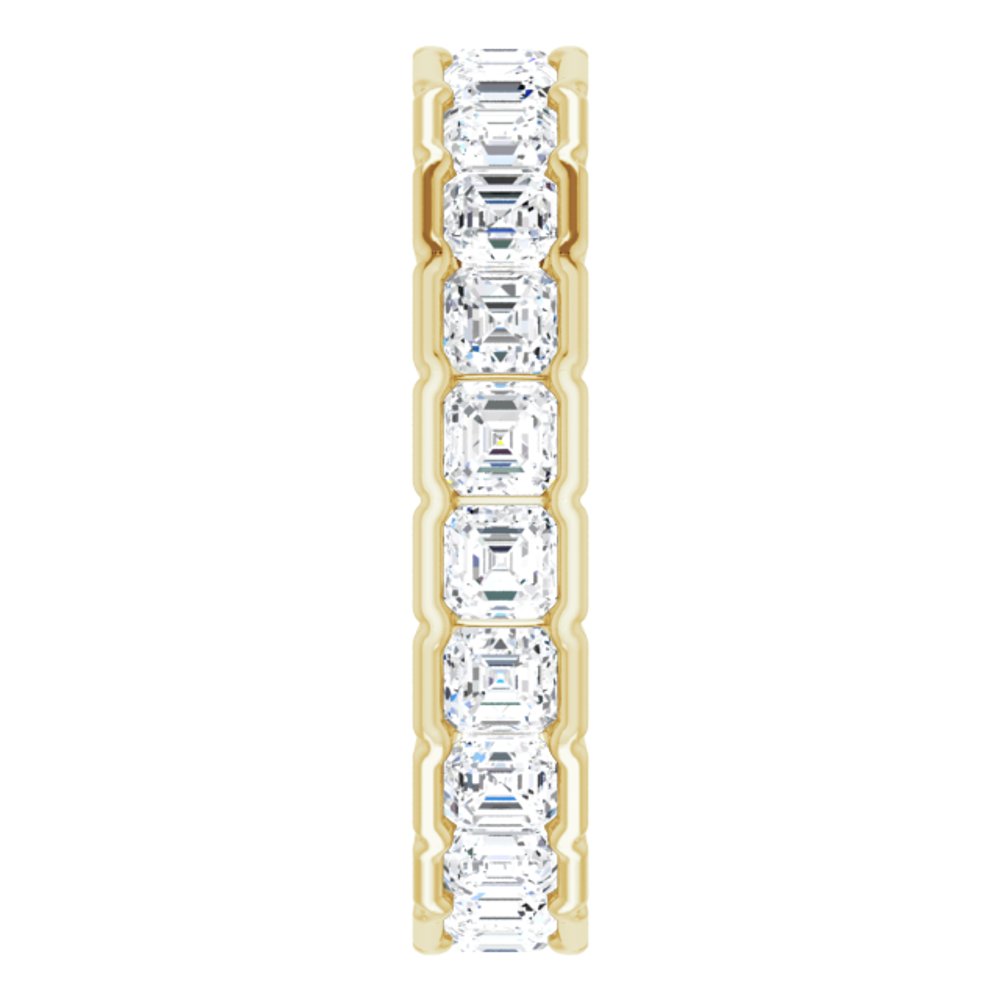 14K Yellow 3 1/3 CTW Natural Diamond Eternity Band Size 7