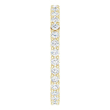 14K Yellow 1/2 CTW Lab-Grown Diamond Eternity Band