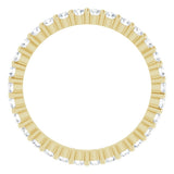 14K Yellow Gold 5/8 CTW Lab-Grown Diamond Eternity Band Size 5