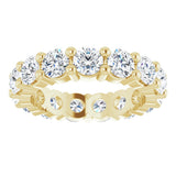 14K Yellow Gold 3 1/6 CTW Lab-Grown Diamond Eternity Band Size 5