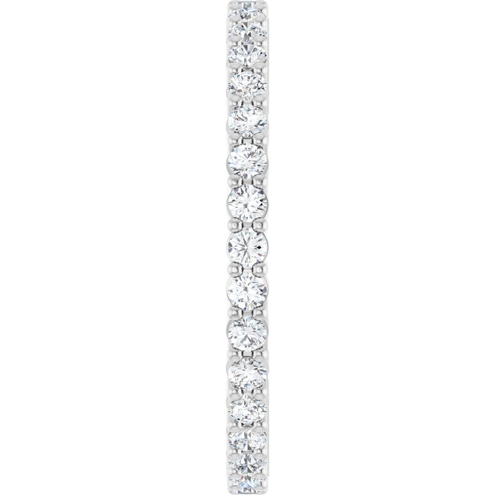 14K White 1/2 CTW Lab-Grown Diamond Eternity Band