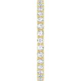 14K Yellow 1/2 CTW Lab-Grown Diamond Eternity Band