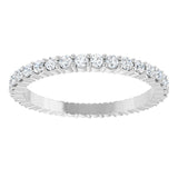 14K White 1/2 CTW Lab-Grown Diamond Eternity Band