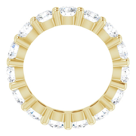 14K Yellow Gold 3 1/6 CTW Lab-Grown Diamond Eternity Band Size 5