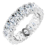 14K White Gold 3 3/8 CTW Lab-Grown Diamond Eternity Band Size 5.25