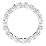 14K White Gold 3 3/8 CTW Lab-Grown Diamond Eternity Band