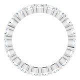 10K White Gold 1 3/4 CTW Natural Diamond Eternity Band Size 5.25