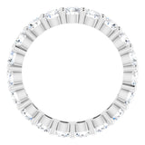 10K White Gold 1 3/4 CTW Natural Diamond Eternity Band Size 5.25