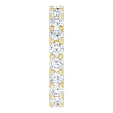 14K Yellow Gold 1 3/8 CTW Lab-Grown Diamond Eternity Band Size 5.5