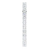 14K White 5/8 CTW Diamond Eternity Band