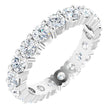 10K White Gold 1 3/4 CTW Natural Diamond Eternity Band Size 5.25