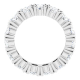 14K White Gold 6 CTW Lab-Grown Diamond Eternity Band Size 5.5