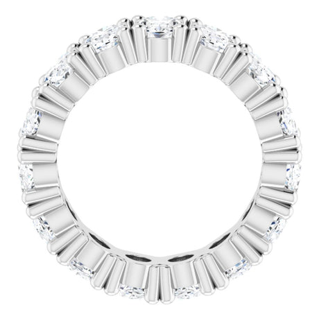 14K White Gold 6 CTW Lab-Grown Diamond Eternity Band Size 5.5