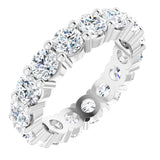 14K White Gold 3 1/3 CTW Lab-Grown Diamond Eternity Band Size 5.5