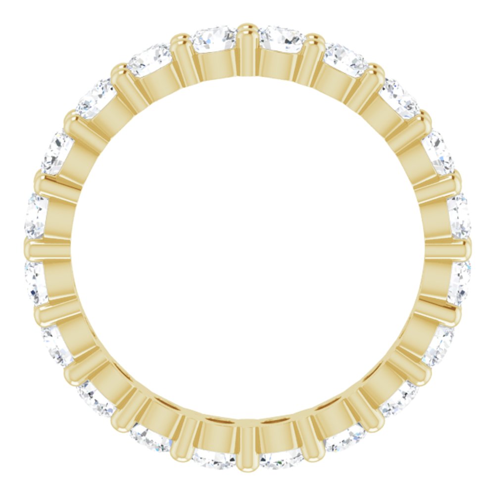 14K Yellow Gold 1 3/8 CTW Lab-Grown Diamond Eternity Band Size 5.5