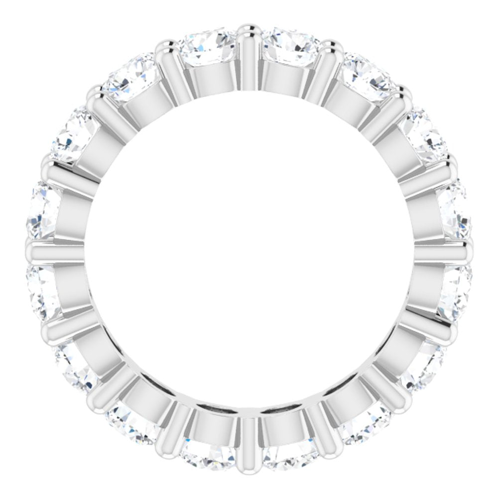 14K White Gold 3 1/3 CTW Lab-Grown Diamond Eternity Band Size 5.5