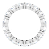 14K White Gold 3 1/3 CTW Lab-Grown Diamond Eternity Band Size 5.5