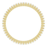 14K Yellow Gold 1/5 CTW Lab-Grown Diamond Eternity Band Size 6.5