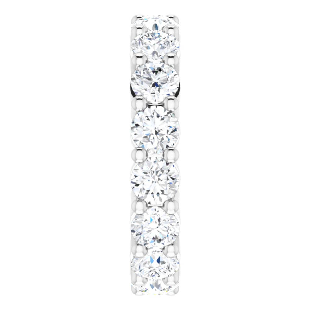 14K White Gold 3 1/3 CTW Lab-Grown Diamond Eternity Band Size 5.5